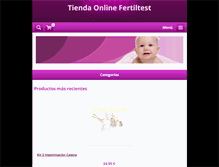 Tablet Screenshot of fertiltest.com